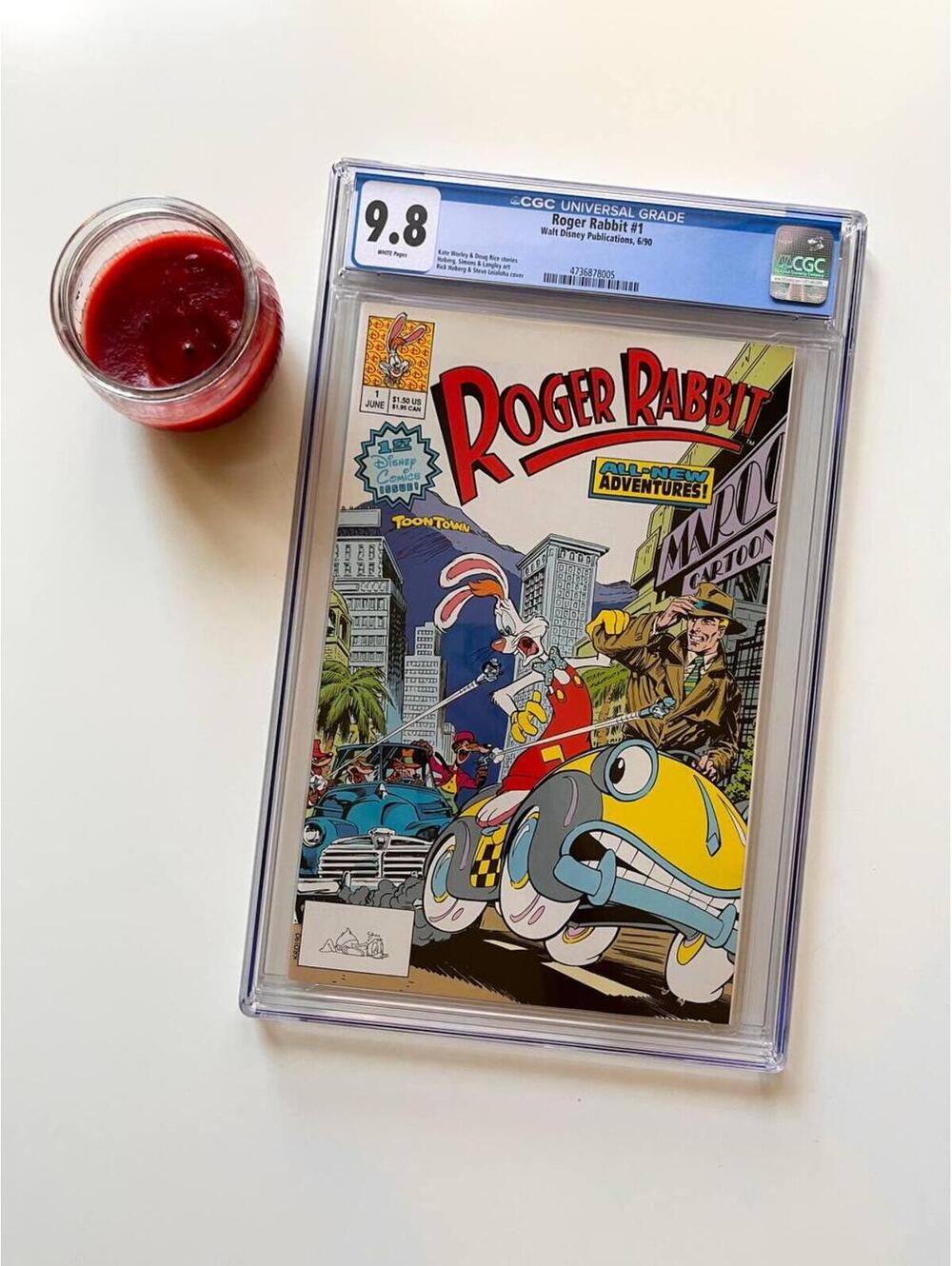 Roger Rabbit #1 CGC 9.8 WP (1990) 1st Jessica Rabbit - Graded Comic Book